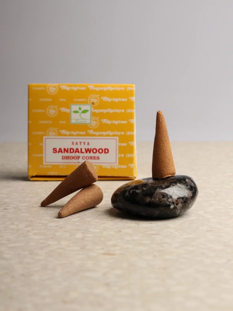 Ароматни конуси Satya SANDALWOOD • Ателие за Къна, Henna Atelie