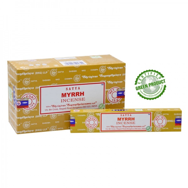 Ароматни пръчици Satya- Myrrh (Смирна)